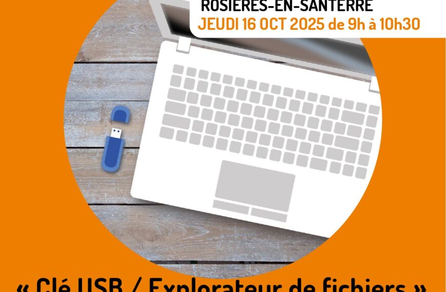 Atelier numérique « Clé USB/Explorateur de fichiers », le 16/10/2025
