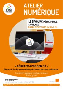 Lire la suite à propos de l’article Atelier numérique « Débuter avec son PC », le 21/10/2025