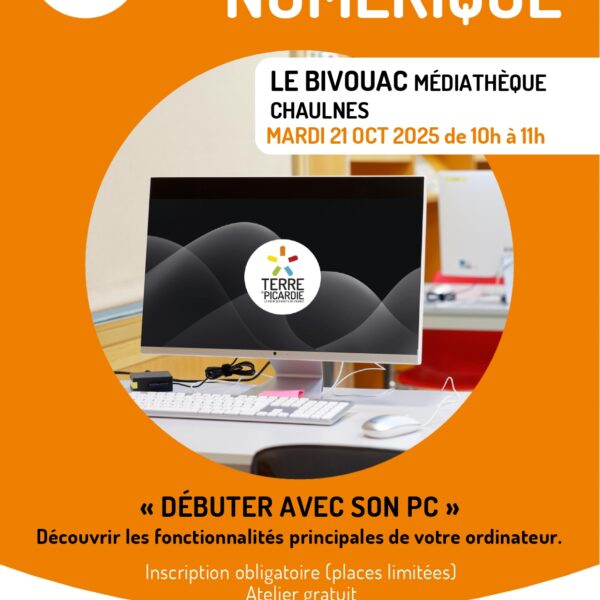 Atelier numérique « Débuter avec son PC », le 21/10/2025