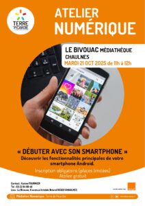 Lire la suite à propos de l’article Atelier numérique « Débuter avec son smartphone », le 21/10/2025
