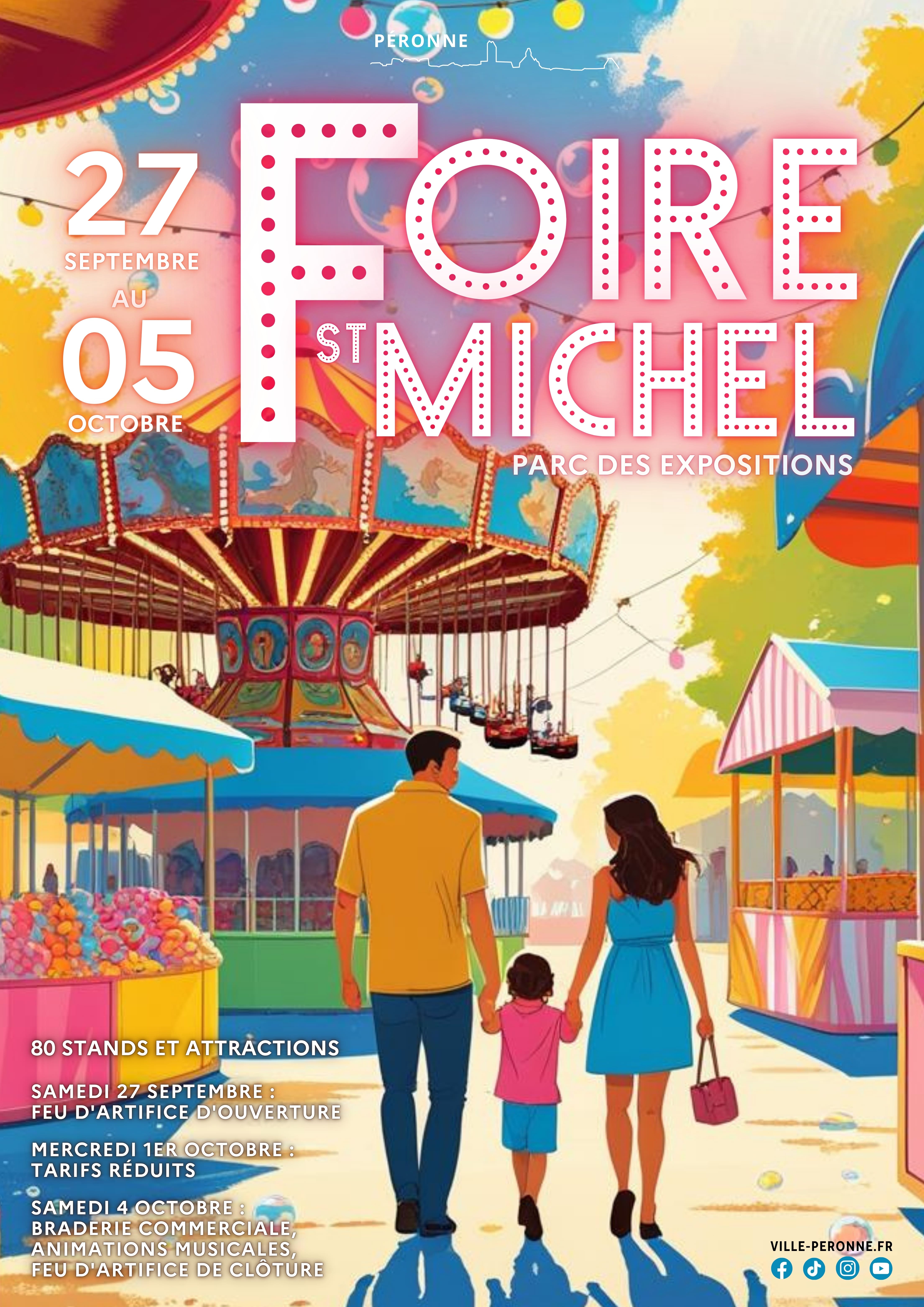 Lire la suite à propos de l’article Péronne : Foire Saint Michel du 27/09 au 05/10
