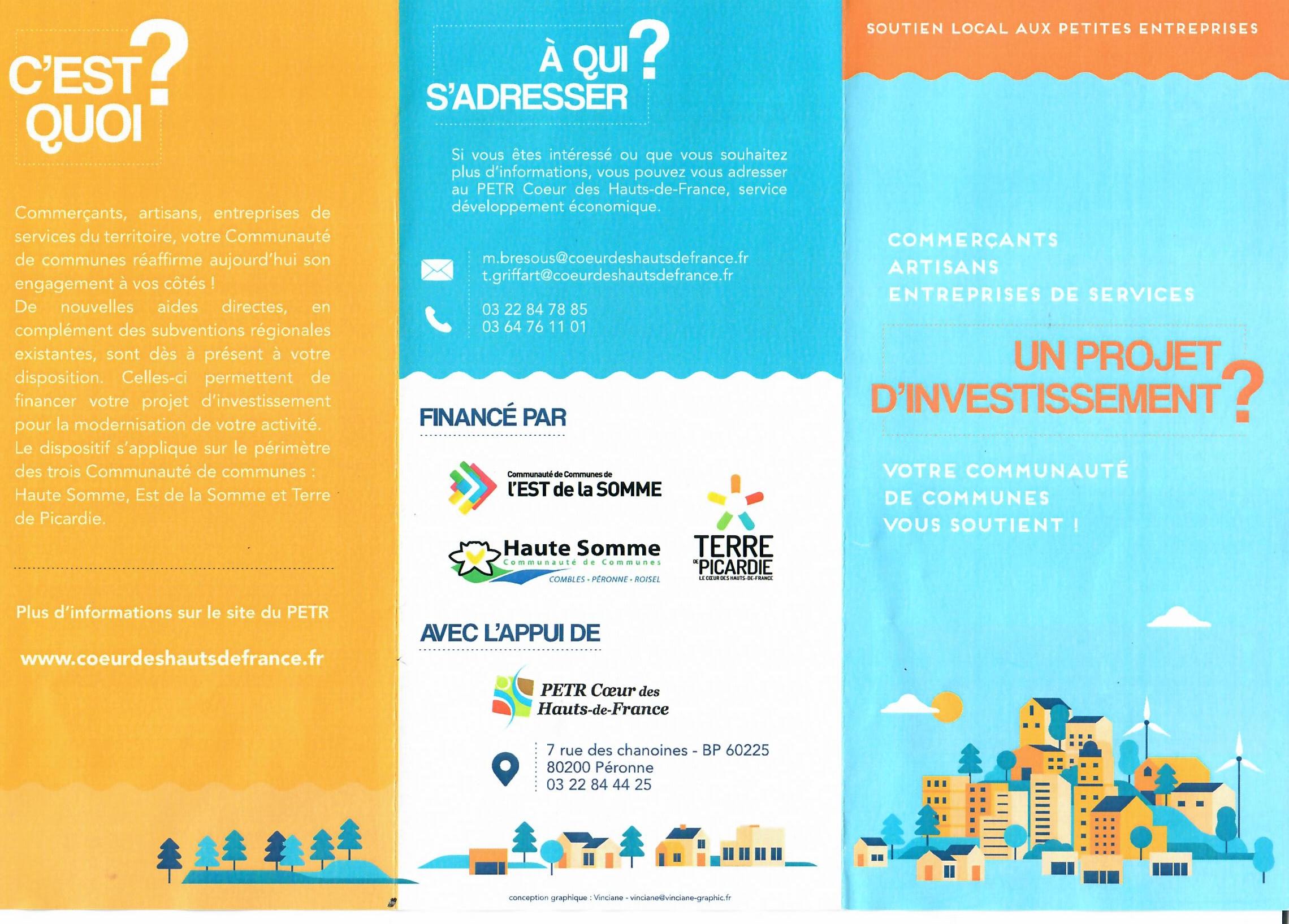 Soutien local aux petites entreprises