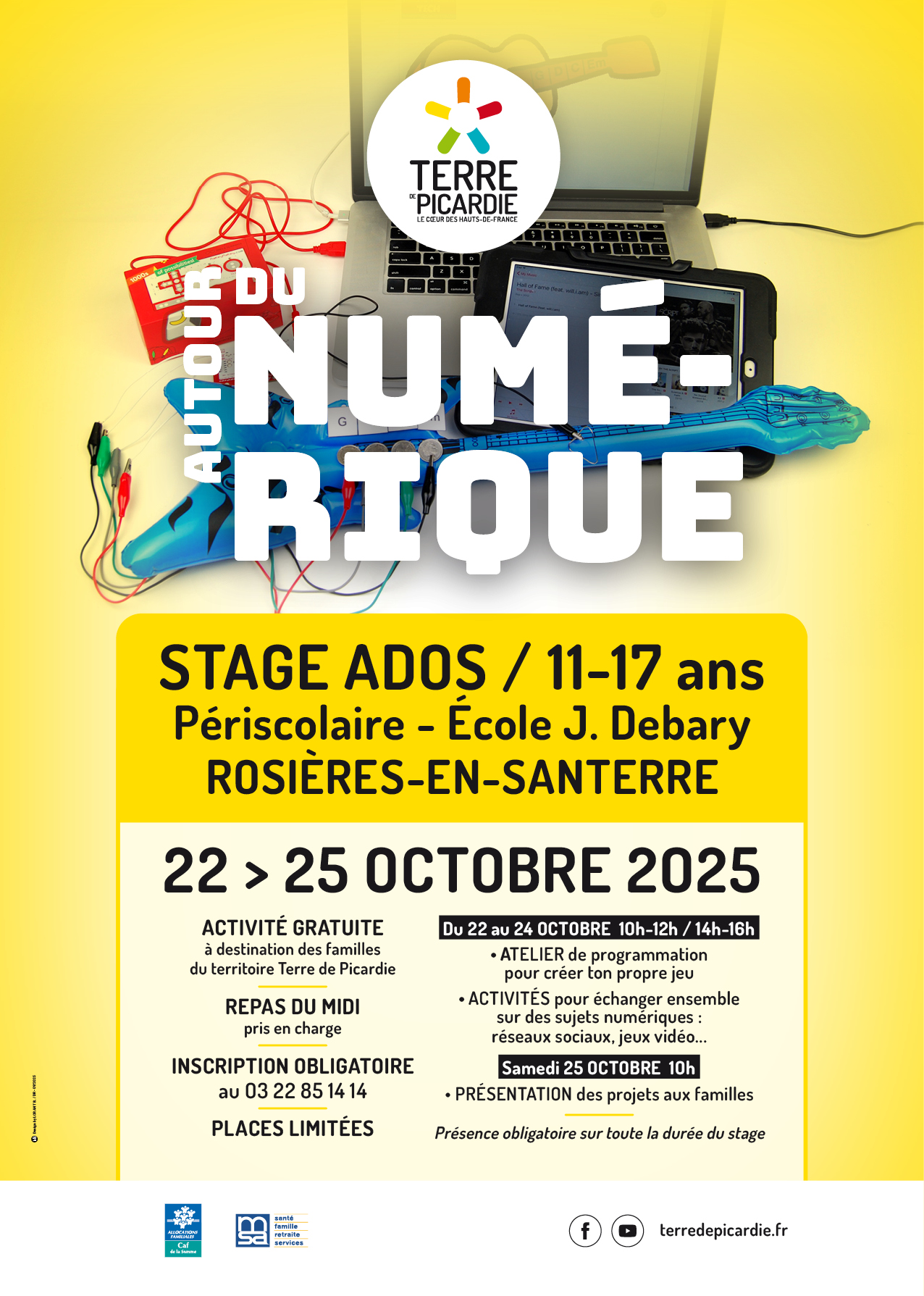 Lire la suite à propos de l’article Stage ados « Autour du numérique »