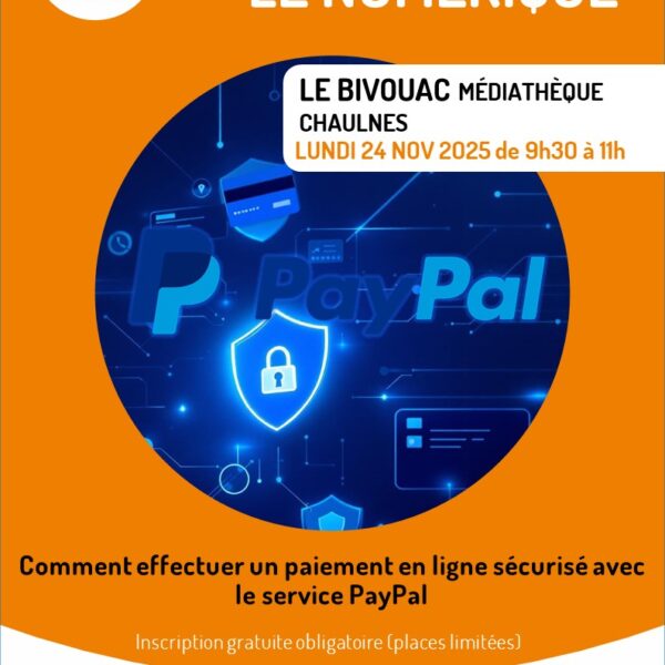 Paiement en ligne sécurisé avec le service Paypal – 24/11/2025