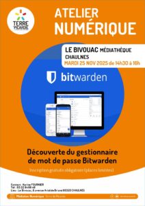 Lire la suite à propos de l’article Découverte du gestionnaire du mot de passe Bitwarden – 25/11/2025