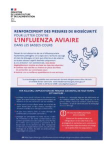 Lire la suite à propos de l’article Influenza aviaire