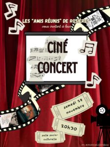 Lire la suite à propos de l’article Ciné Concert avec « Les Amis Réunis » – 29/11/2025
