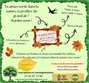 Lire la suite à propos de l’article Esprit vert animation : les petits ateliers de la nature
