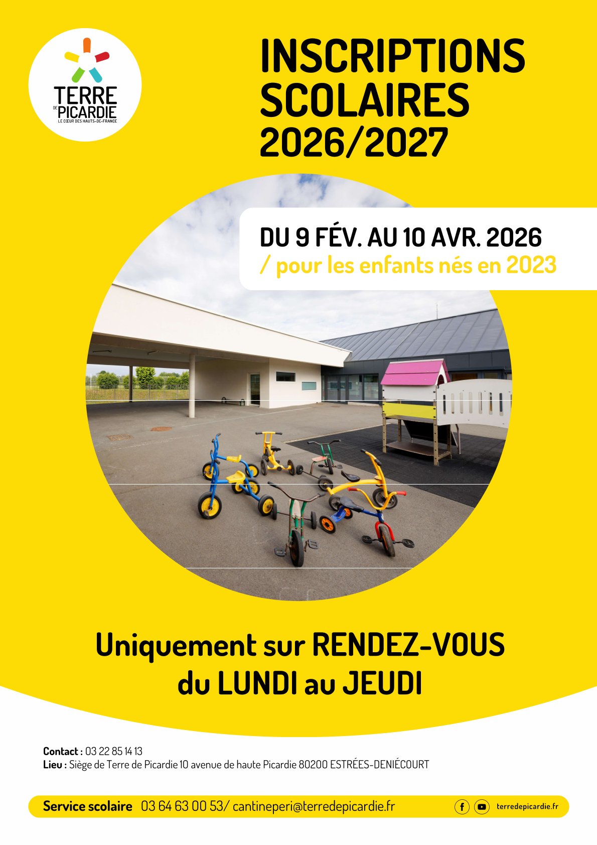 Lire la suite à propos de l’article Inscription scolaire 2026/2027