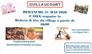 Lire la suite à propos de l’article Réderie organisée par l&rsquo;A.S.C.G le 31/05/2026