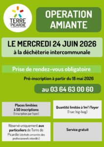 Lire la suite à propos de l’article Opération Amiante : 24/06/2026