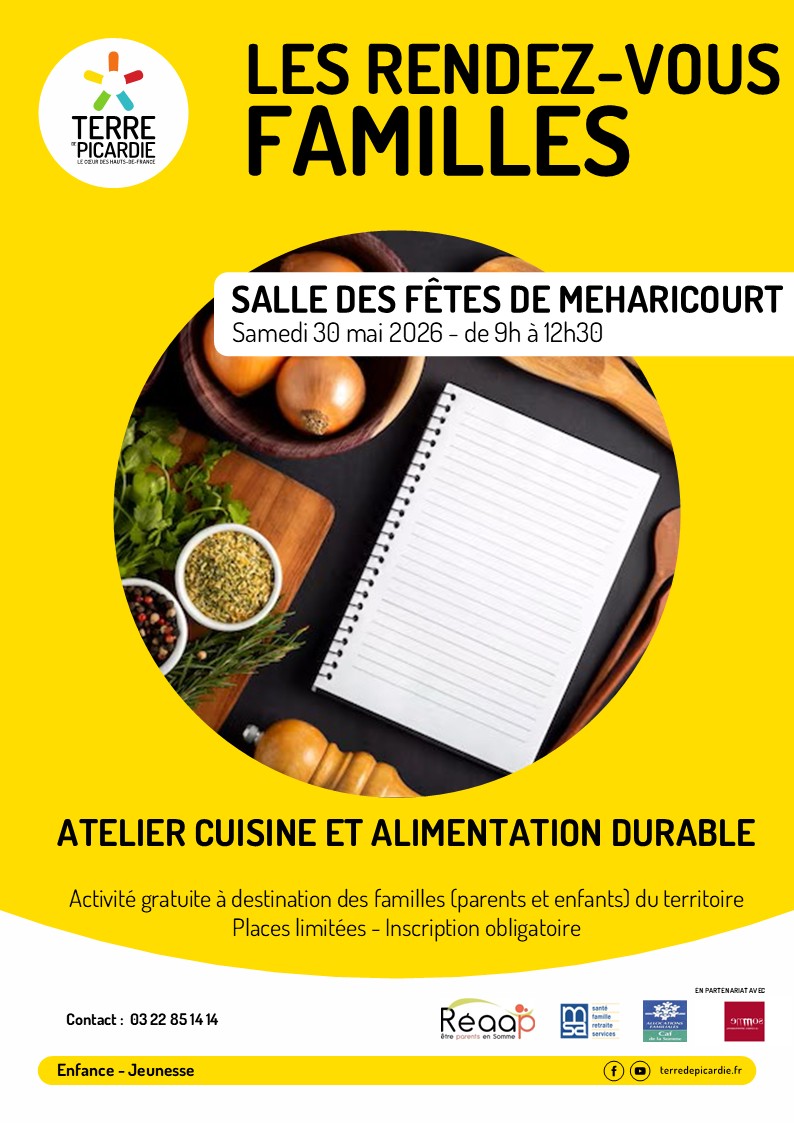 You are currently viewing Atelier cuisine et alimentation durable : 30/05/2026