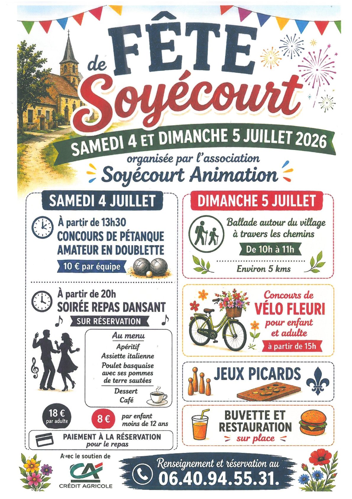 You are currently viewing Fête locale de Soyécourt le 4 et 5 juillet 2026