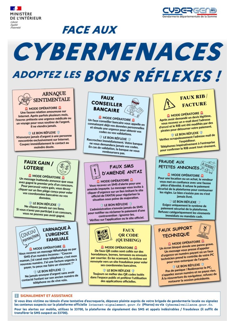« Cybermenaces », adoptez les bons réflexes
