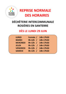Lire la suite à propos de l’article Déchèterie intercommunale : reprise normale dès le 29/06/2026