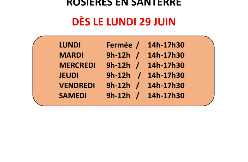 Déchèterie intercommunale : reprise normale dès le 29/06/2026